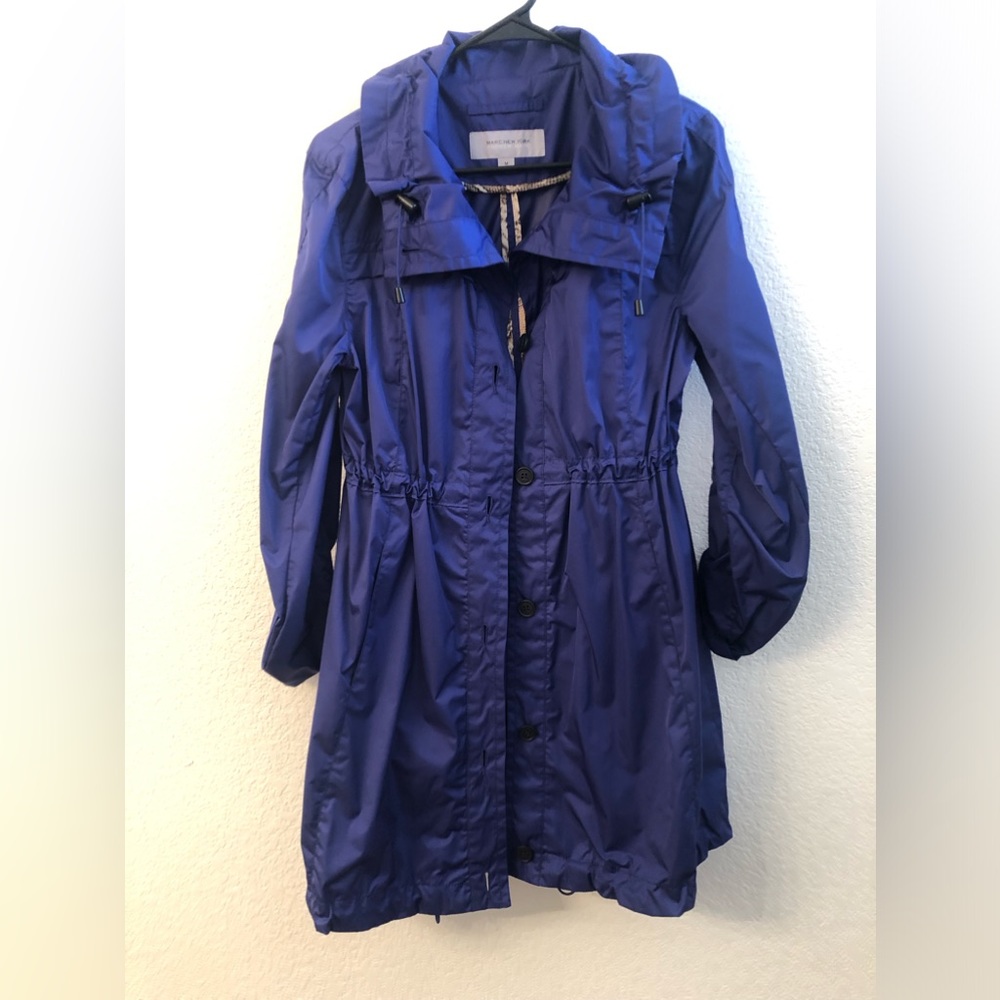 Marc New York Blue Rain Jacket